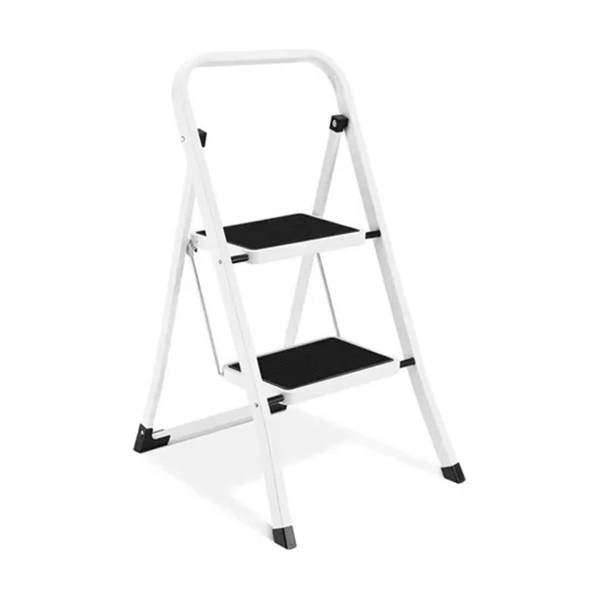 GENERICO - Escalera Plegable Multiuso 2 Peldaños Compacta Y Resistente