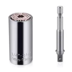 OFERTABKN - Llave Dado Universal Medir Herramienta Taladro 7mm-19mm