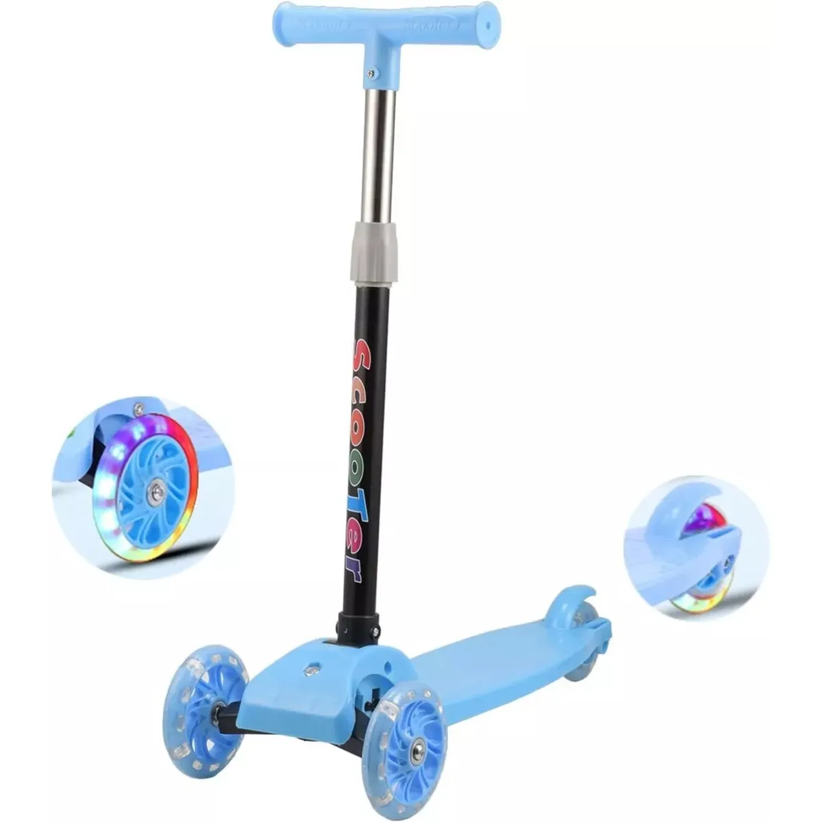 GENERICO - Scooter Con Luces Para Niños  Niñas
