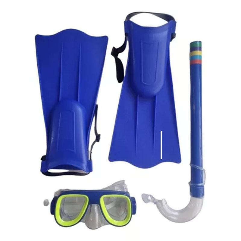 GENERICO - Set Buceo Mascara Snorkel Aletas Infantil Piscina Playa Niño
