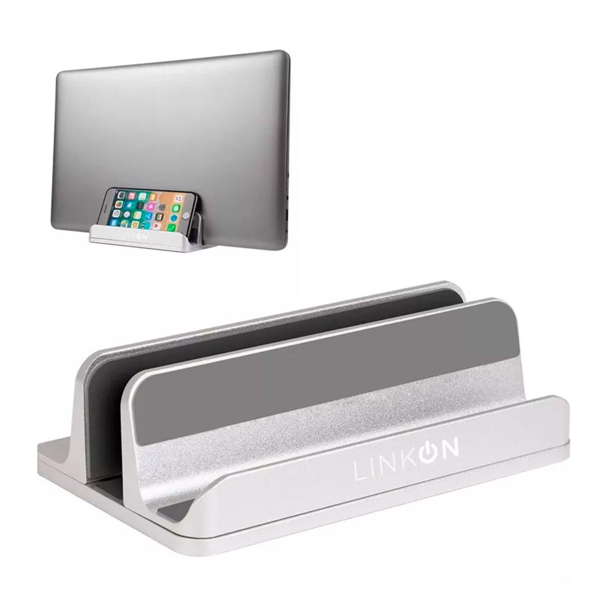 GENERICO - Soporte Base Vertical De Aluminio Para Macbook Y Notebook