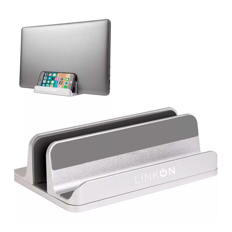 GENERICO - Soporte Base Vertical De Aluminio Para Macbook Y Notebook