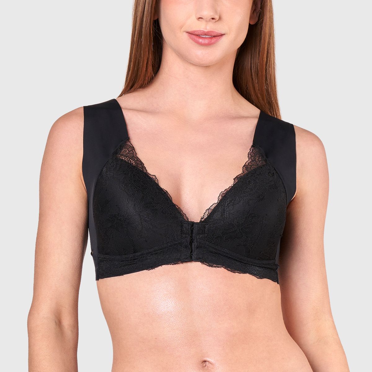 BAZIANI - Sostén Seamless Broche Delantero Corte Laser 3915