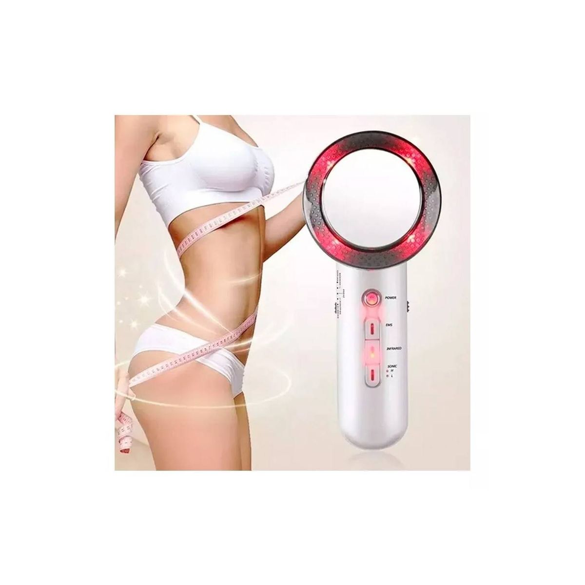 GENERICO - Masajeador Corporal Ultrasonico Corporal 3 En 1 Cavitacion