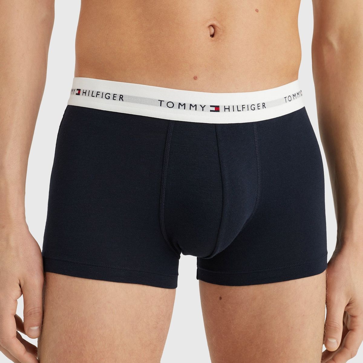 TOMMY HILFIGER - Pack De 3 Calzoncillos Trunk Essential Azul Tommy Hilfiger