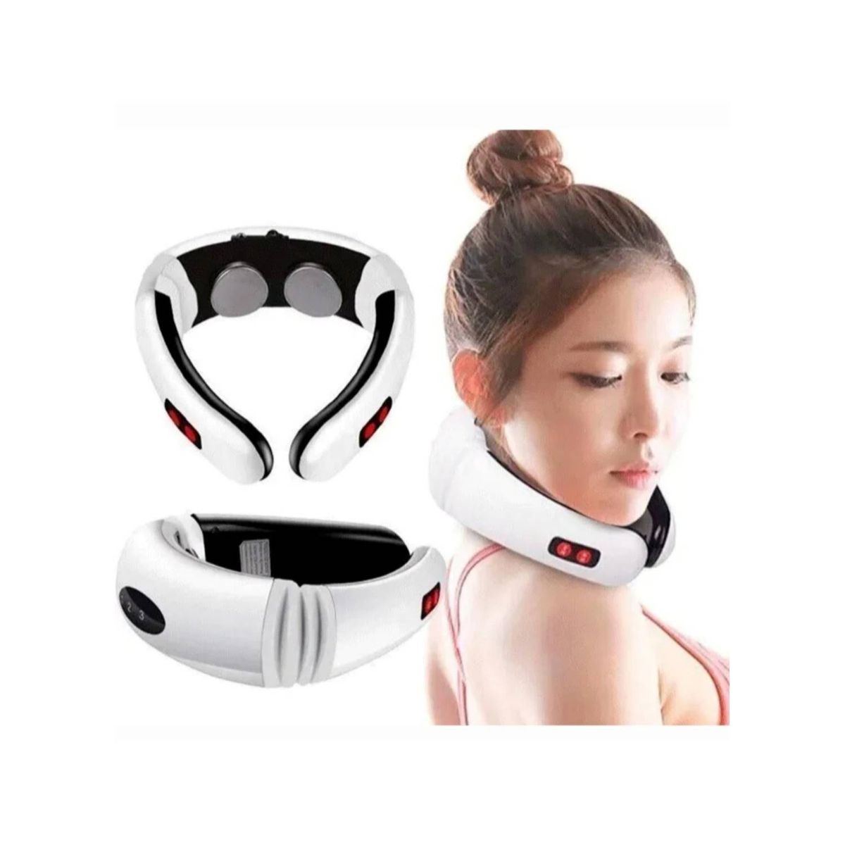 GENERICO - Electroestimulador Y Masajeador De Cuello Alivio Dolor Cervical