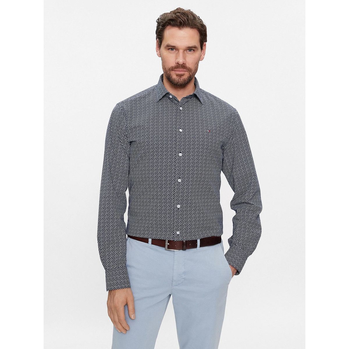 TOMMY HILFIGER - Camisa Dandelion Print Azul Tommy Hilfiger