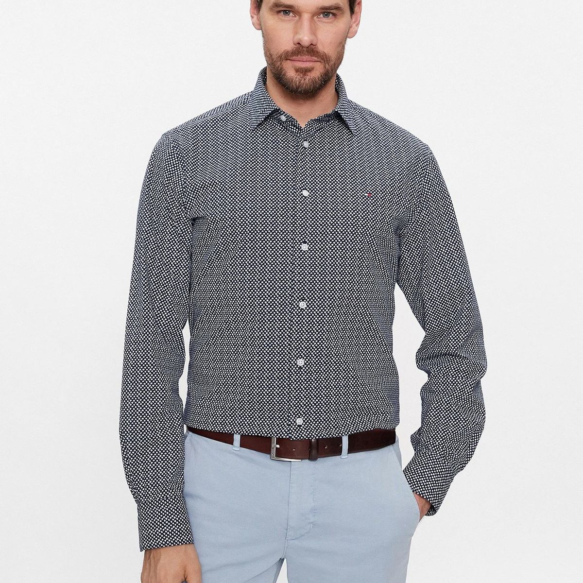 TOMMY HILFIGER - Camisa Dandelion Print Azul Tommy Hilfiger