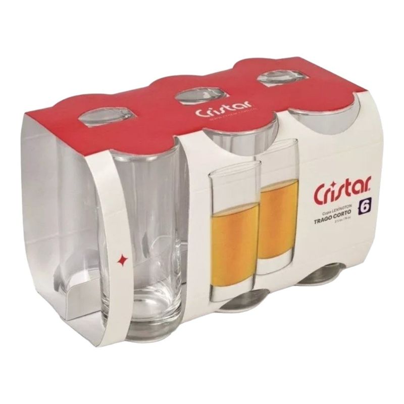 CRISTAR - Display 6 Vasos Lexongton W/A 334 ml