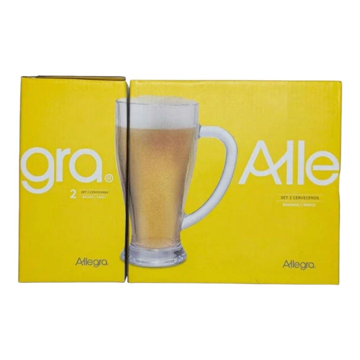 ALLEGRA - Set 2 Cerveceros Bavaria 600 Cc