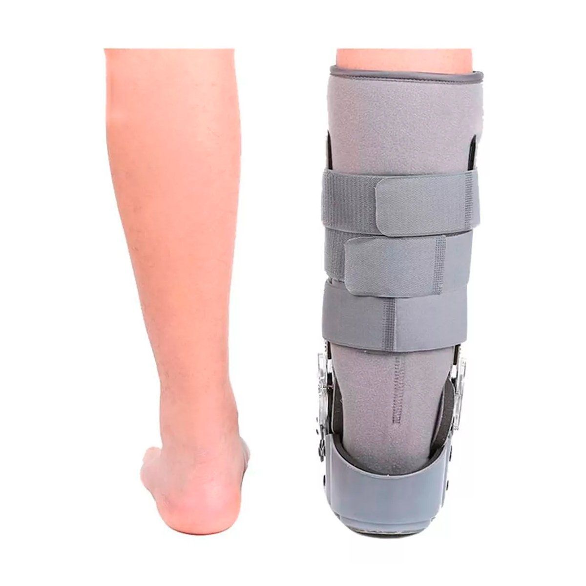 ONEDER - Bota Ortopédica Mecanismo Rom Cam Walker Alta Gris Oneder Talla L