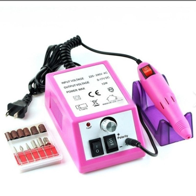 GENERICO - Set Torno Profesional Para Uñas Acrílicas Manicure Pedicure