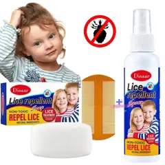 DISAAR - Spray Repelente Jabon Elimina Piojos y Liendres