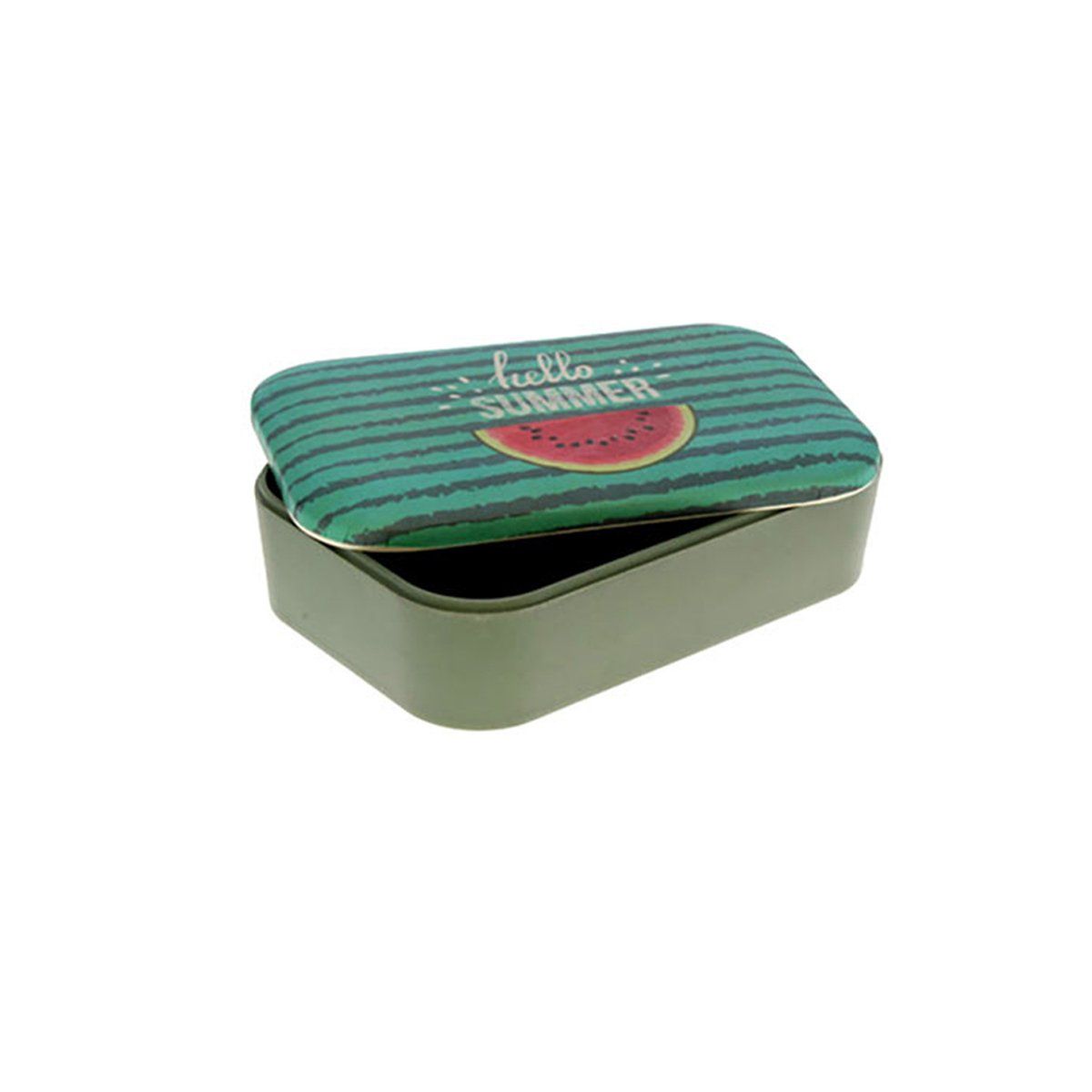 GENERICO - Tapper 19x12.5x5cm Bambú verde Sandia