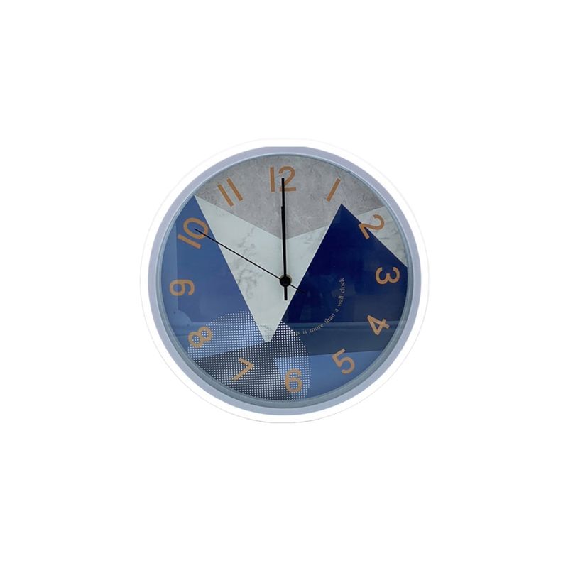 GENERICO - Reloj de Pared 30x30x4CM Azul