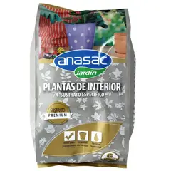 ANASAC - Sustrato Premium para Plantas de Interiores 6 litros