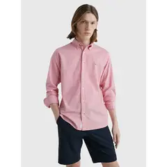 TOMMY HILFIGER - Camisa Essential 1985 Regular Fit Rosado