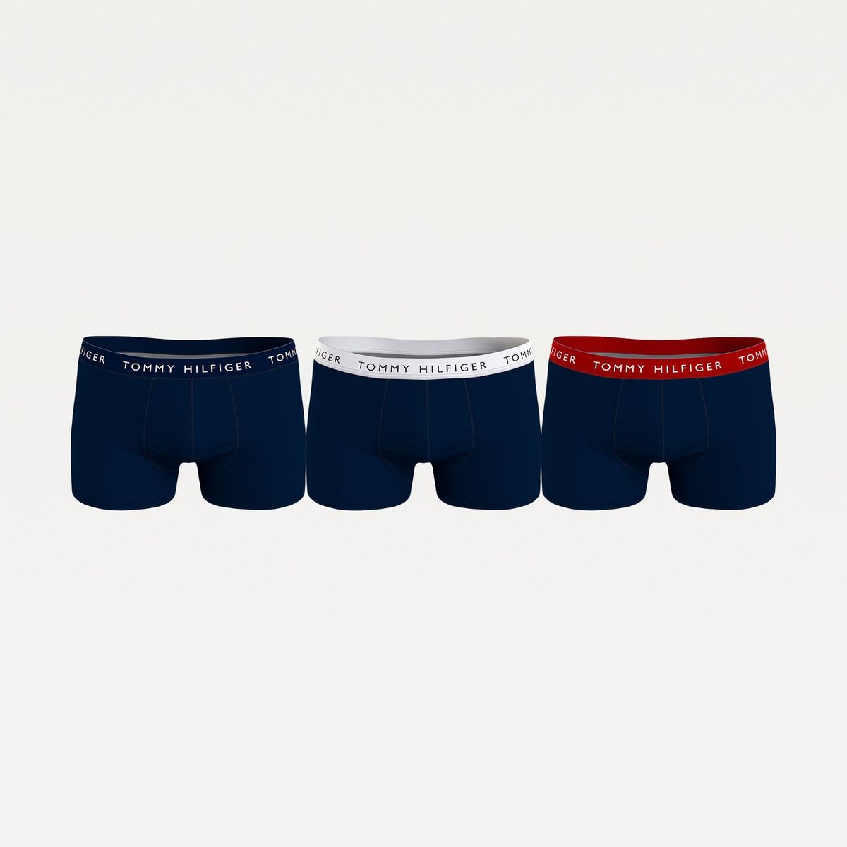 TOMMY HILFIGER - Pack 3 Calzoncillos Trunk Essential Azul Tommy Hilfiger