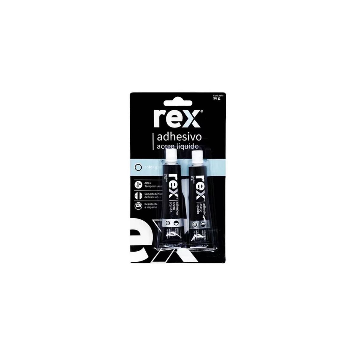 GENERICO - Adhesivo Acero Líquido 56gr Rex - Rex30239