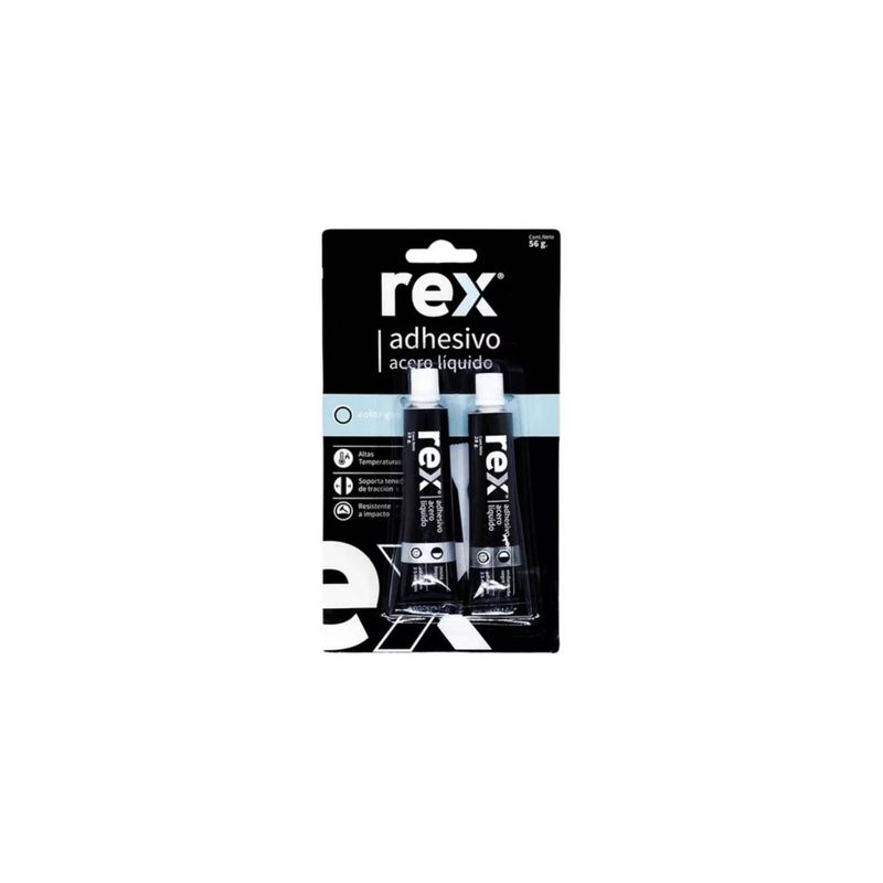 GENERICO - Adhesivo Acero Líquido 56gr Rex - Rex30239