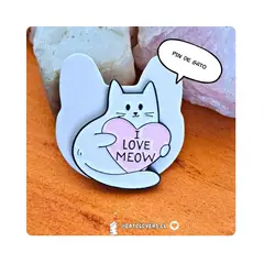 GENERICO - Pin gatito I Love Meow