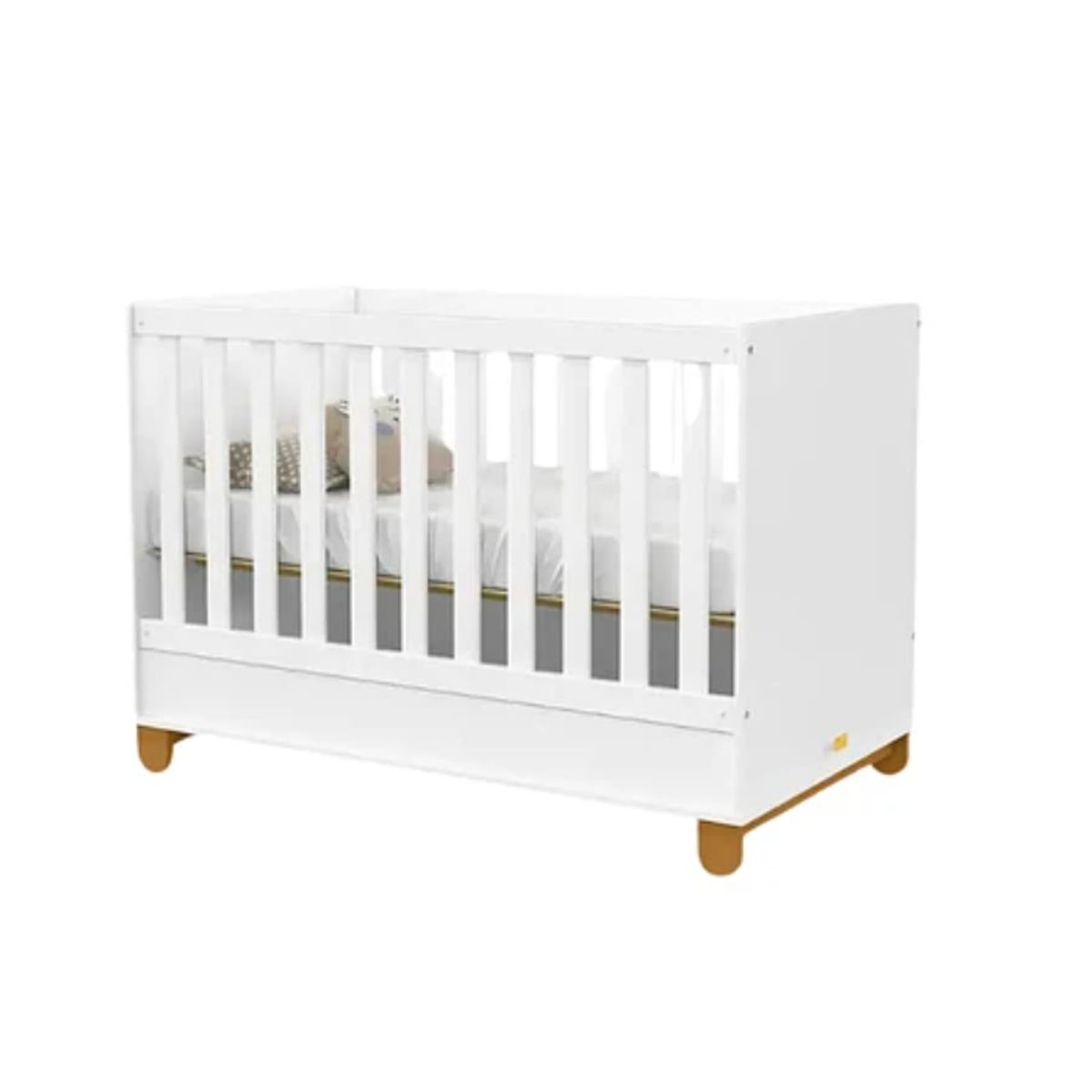 KIDSCOOL - Cuna De Madera New Zupi Blanca