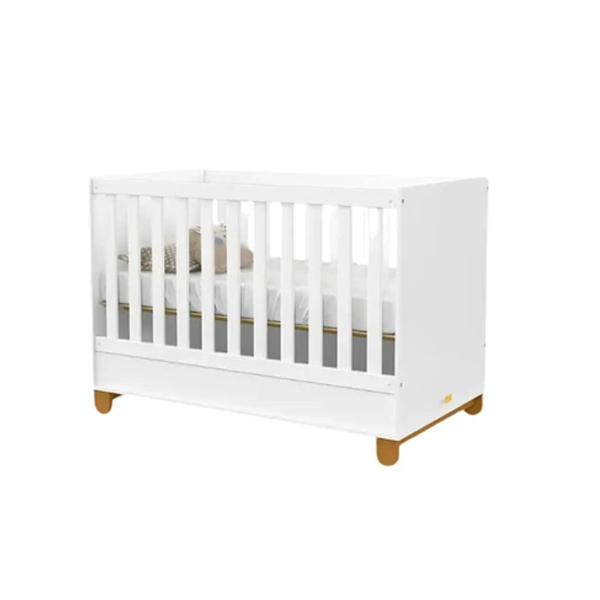 KIDSCOOL - Cuna De Madera New Zupi Blanca