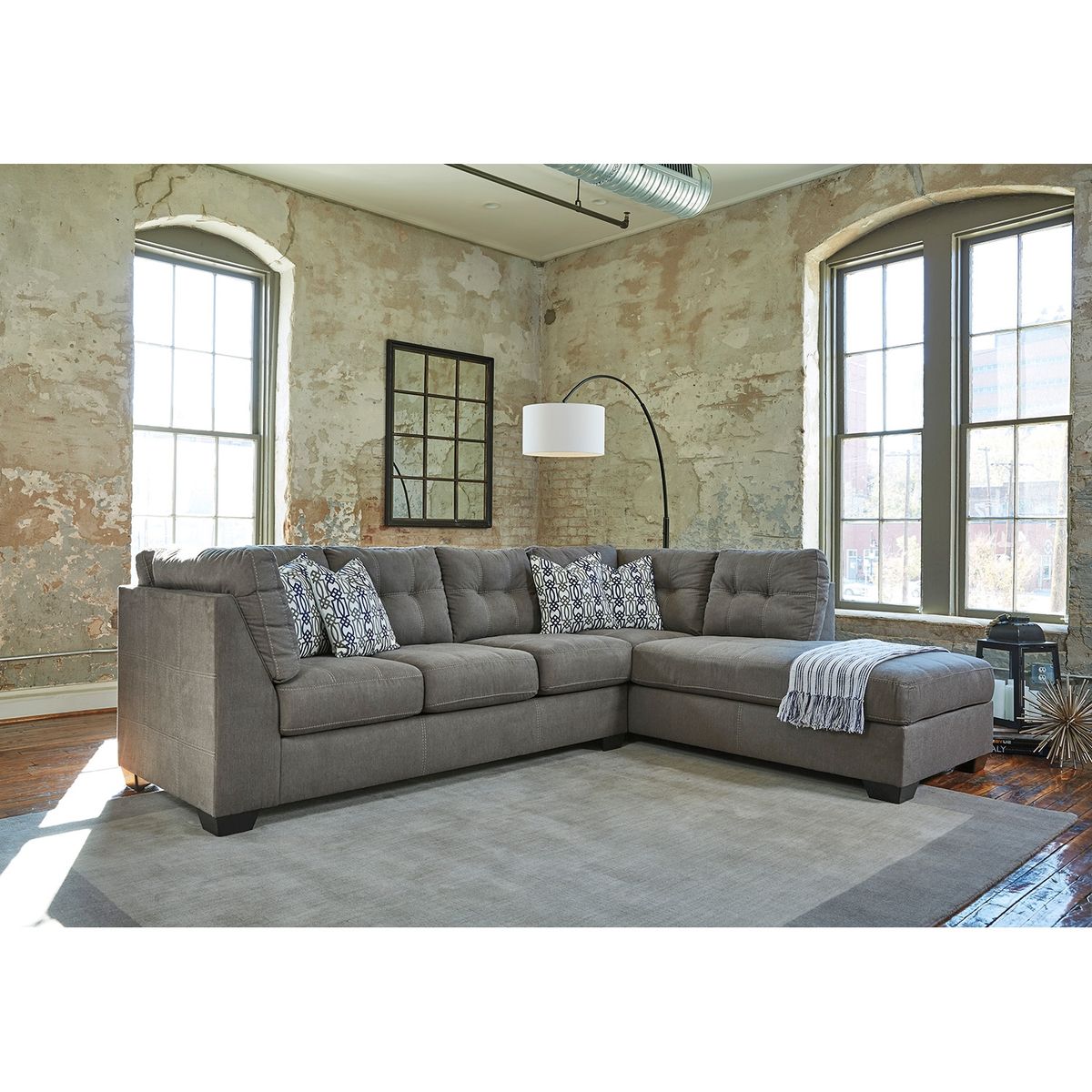 ASHLEY - Seccional chaise derecho Pitkin 2 piezas