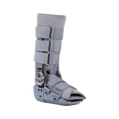 ONEDER - Bota Ortopédica Mecanismo Rom Cam Walker Alta Gris Talla S
