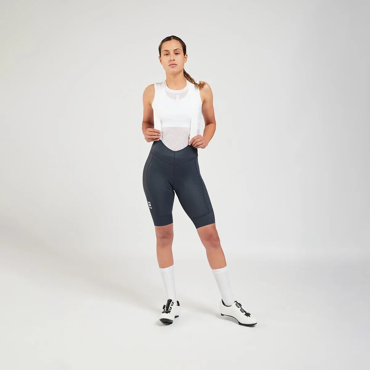 SUAREZ - Short Ciclismo mujer Pro Hard Black Anthracite W 2.3