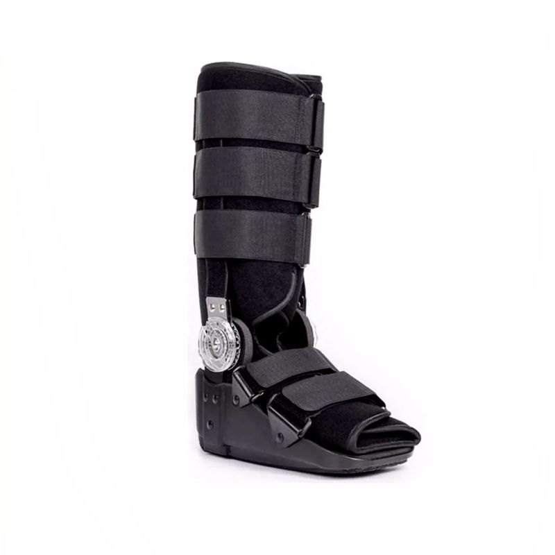 GENERICO - Bota Ortopedica Mecanismo Rom Angulo Regulable Negra Talla M ORB02