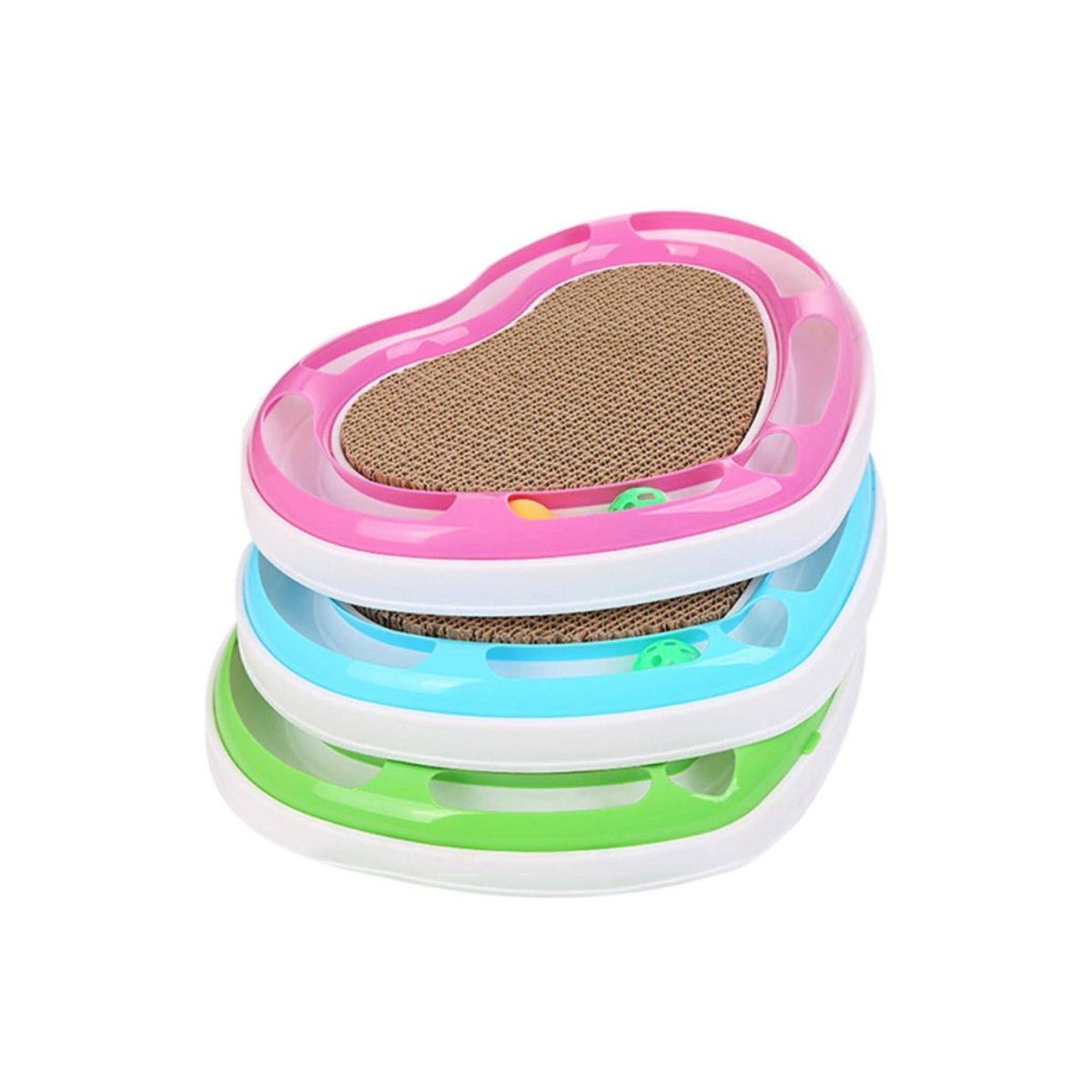 GENERICO - Tablero Raspador Para Gato Forma De Corazón Didáctico