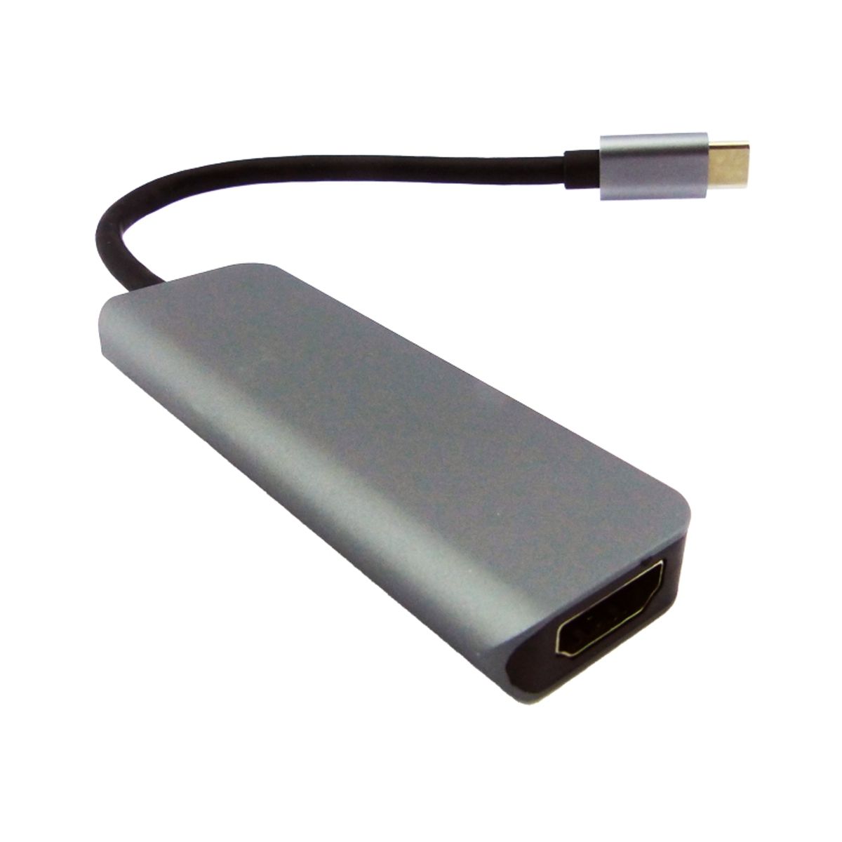 GENERICO - Adaptador Tipo C 4 En 1 Usb-C A Hdtv Suport 4k+2 Usb3.0+Pd