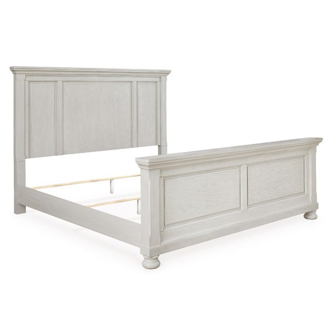ASHLEY - Cama king Robbinsdale antique white