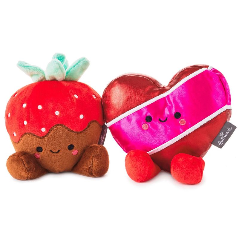 GENERICO - Pack Peluches Amor Frutilla y Chocolate
