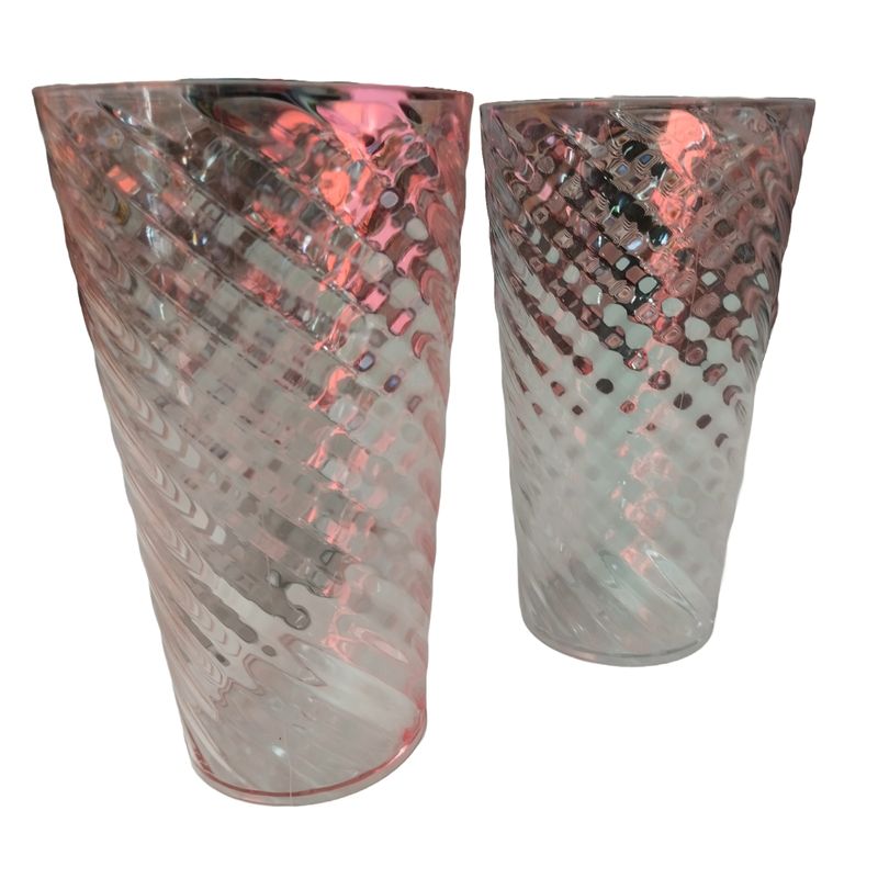 GENERICO - set 12 vaso transparente camping 15 cm