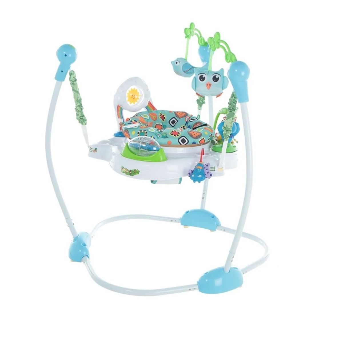 GENERICO - CENTRO DE ACTIVIDADES Y ANDADOR BABY JUMP GIRO 360 AZUL