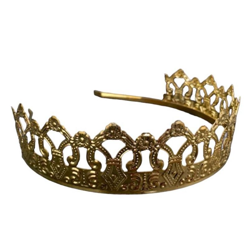 GENERICO - Corona De Reina Metal Dorado Ajustable