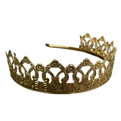 GENERICO - Corona De Reina Metal Dorado Ajustable