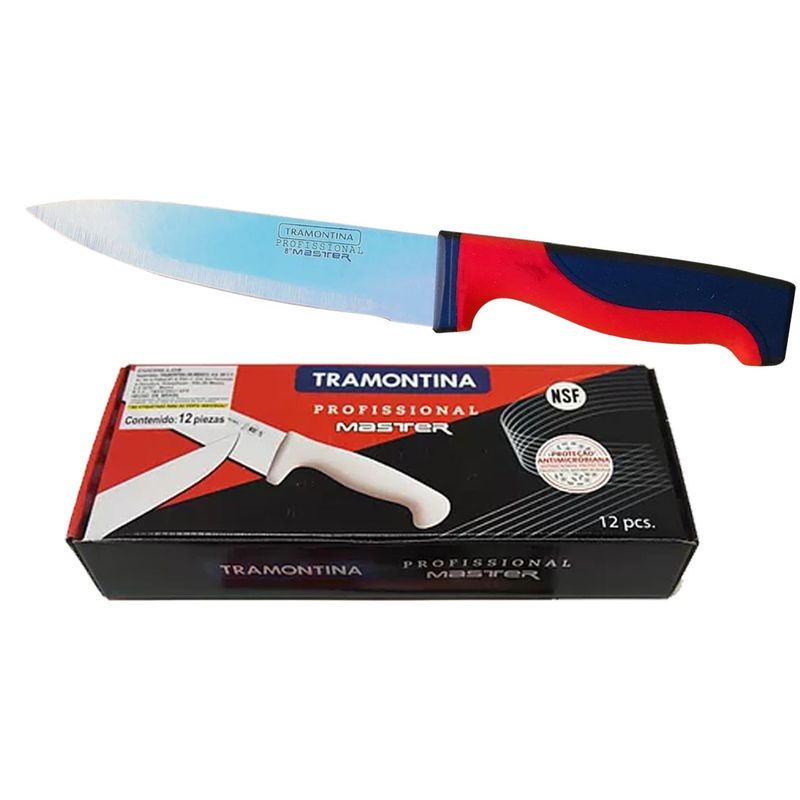 GENERICO - Caja De 12 Cuchillos Tramontina 6"