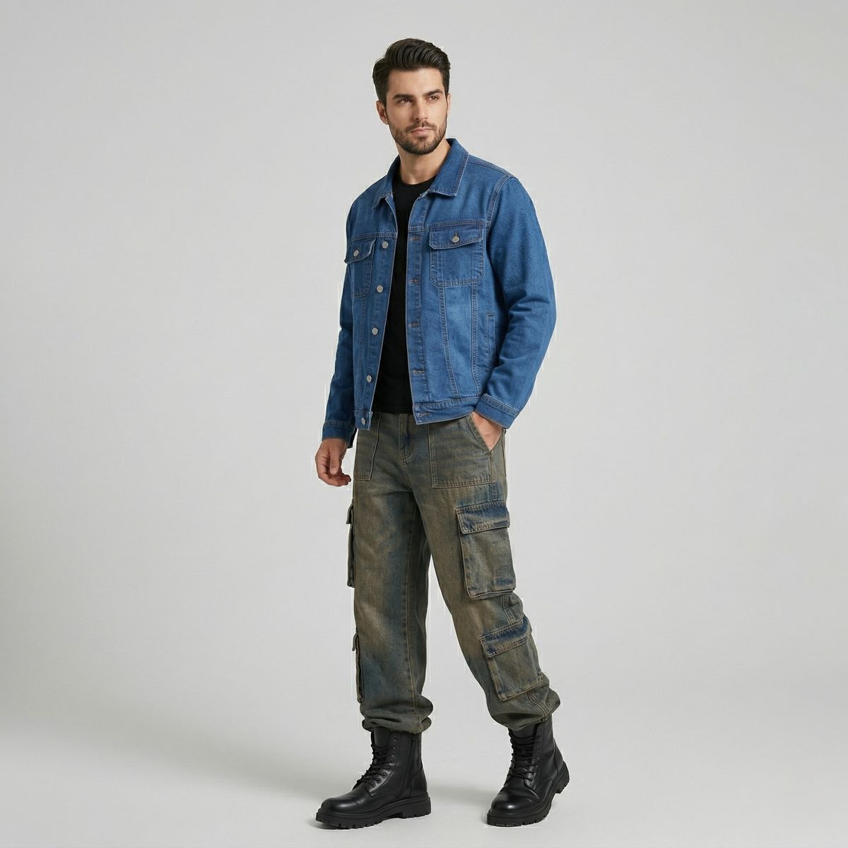 D'JOE - Chaqueta Mezclilla French Hombre