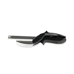 GENERICO - Tijeras 2 En 1 Cuchillo De Picar Multifuncional