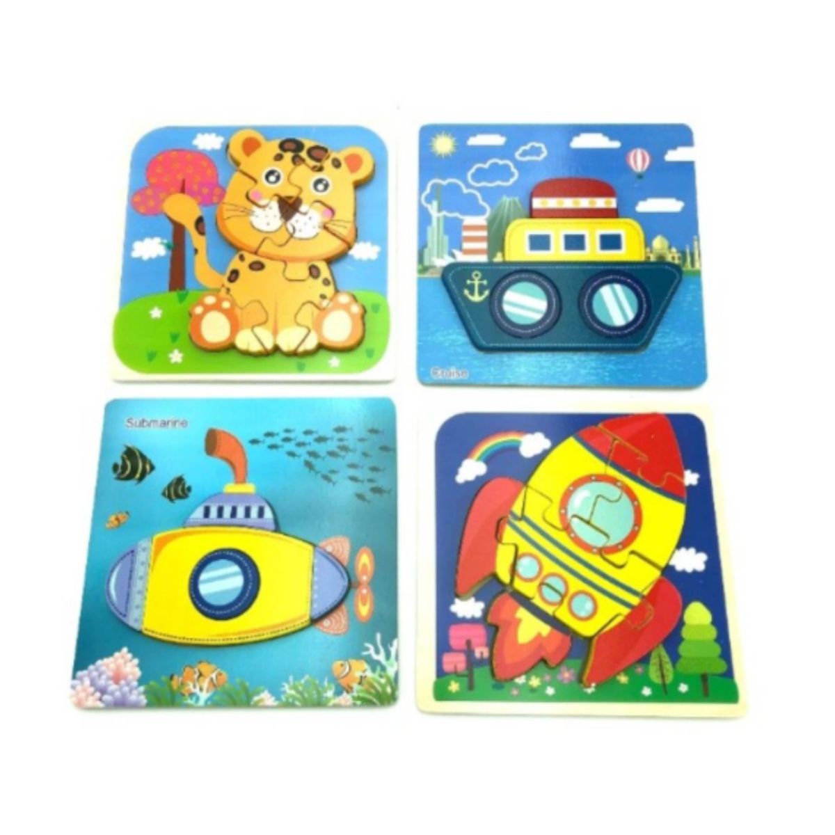 OEM - Puzzle Animal Juguete Madera