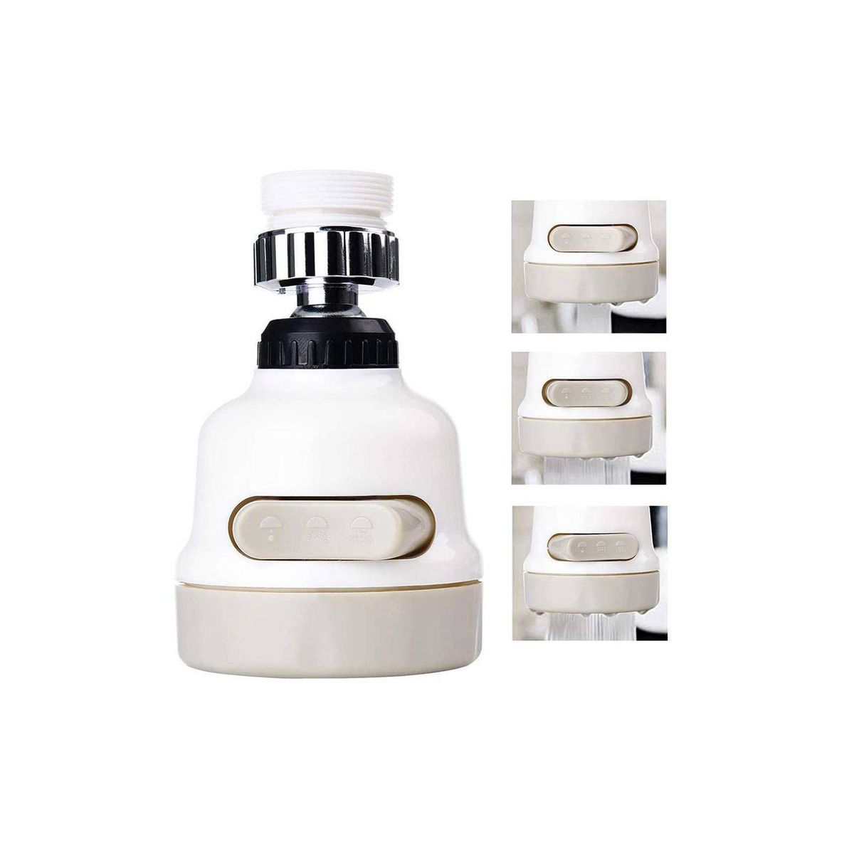 GENERICO - Cuello Flexible Extensible Giratorio 360° de agua Lavaplatos…