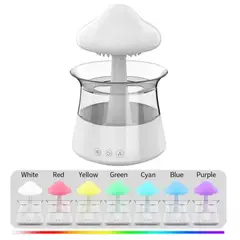 GENERICO - Humidificador De Nube De Lluvia Gotas De Agua Luz Nocturna