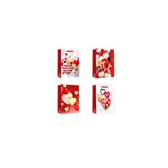 GENERICO - Bolsa de regalo corazones 10x26x32cm