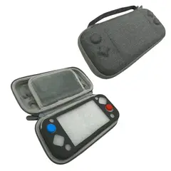 GENERICO - Kit Funda y Protector para Nintendo Switch Lite Lamina de vidrio GRIS