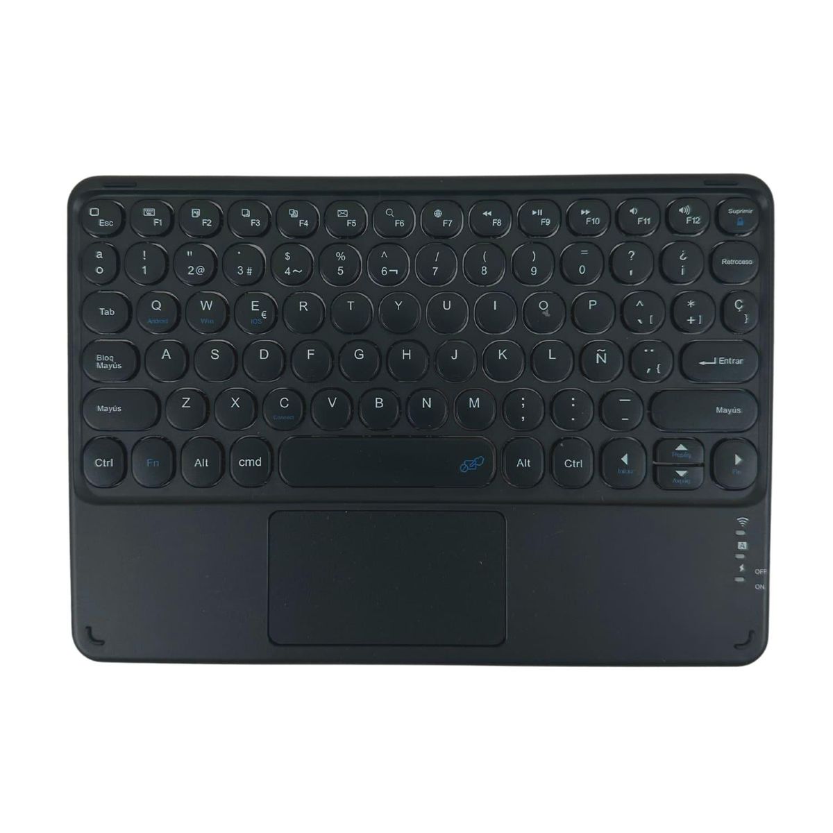 GENERICO - Funda Teclado Touchpad Para iPad 9.7 (5/6) Español - Negro