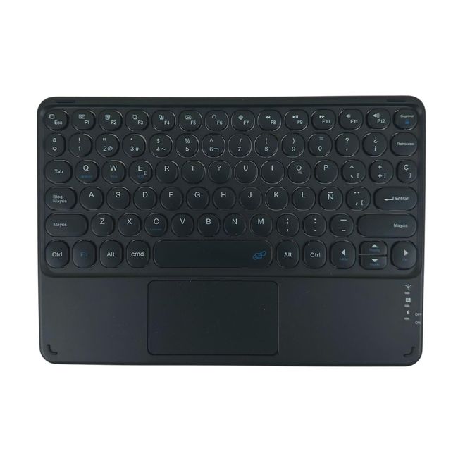 GENERICO - Funda Teclado Touchpad Para iPad 9.7 (5/6) Español - Negro