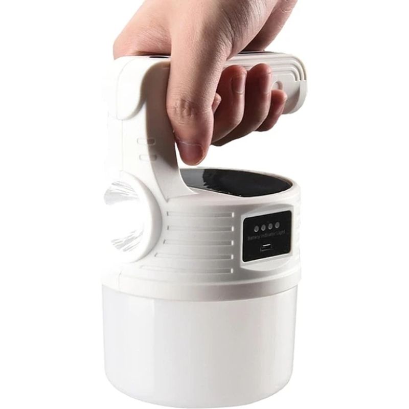 GENERICO - Lámpara Linterna Led Solar Recargable Camping Emergencia